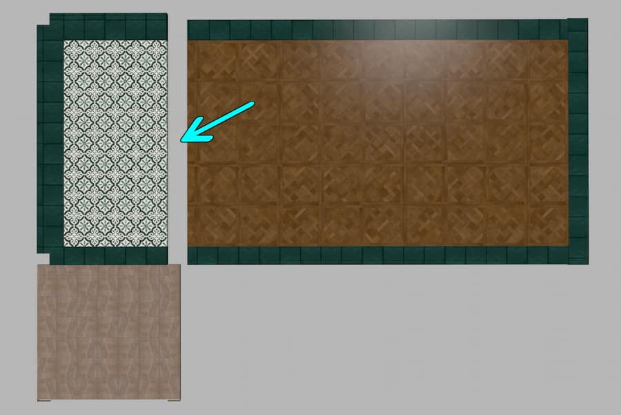 Disconnected floor example