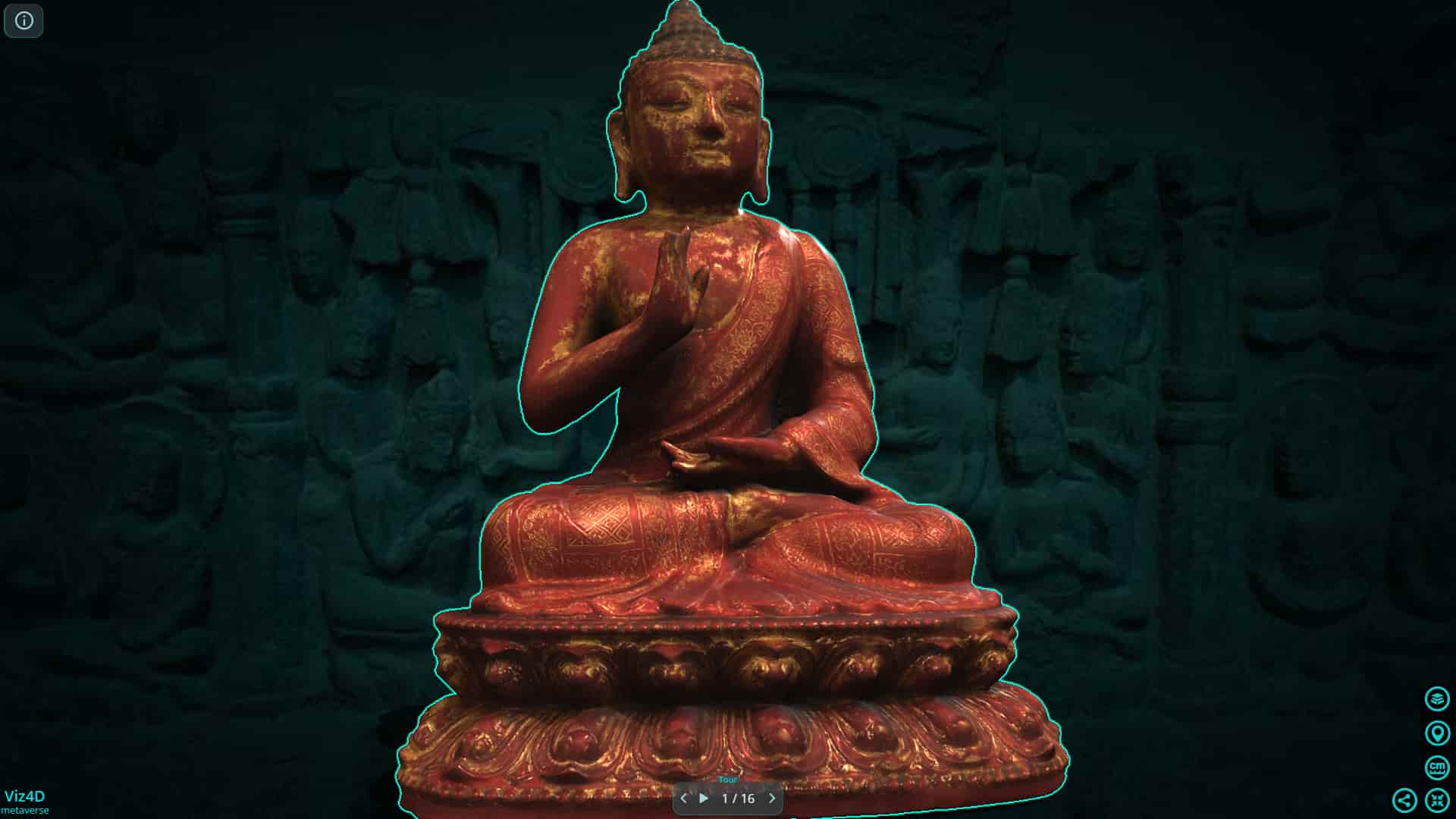 Tượng Phật cổ Tây tạng - Bảo tàng Minneapolis