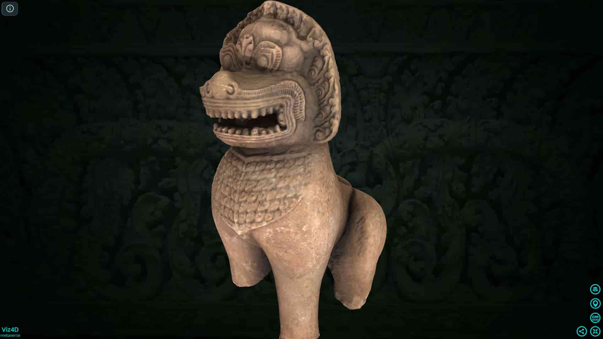 Sư tử Ăngkor thế kỷ 12 - Bảo tàng Minneapolis.