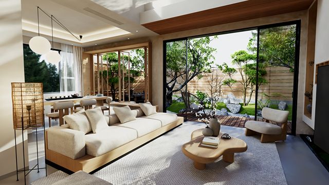 The Villa - Real-time 3D Walkthrough powered by 3D Gaussian Splatting