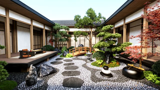 Japanese Garden - Interactive 3D walkthrough - Automated 3DGS Interior Capture