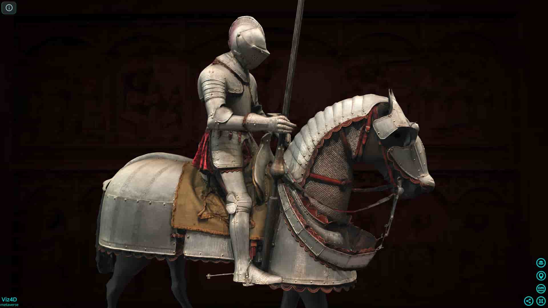 Giáp trụ kỵ binh thế kỷ 16 - Bảo tàng Cleveland.