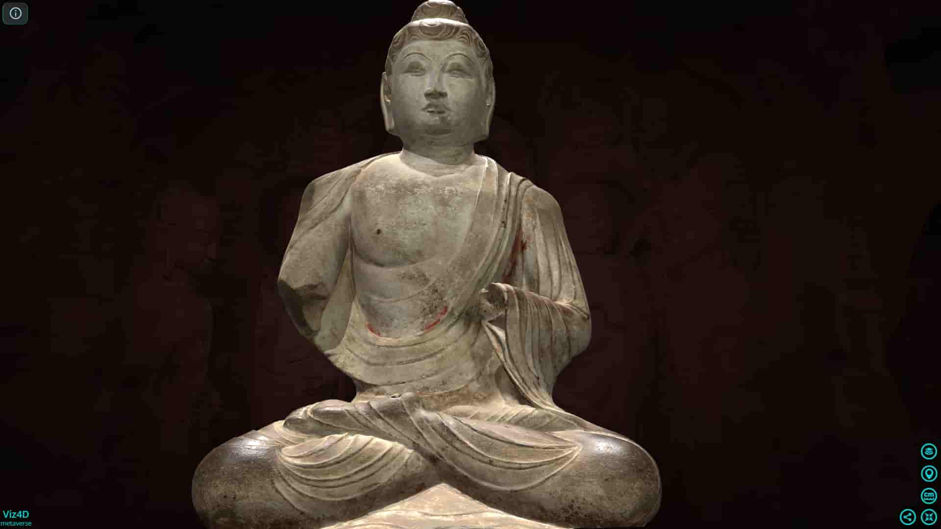 Phật thời Đường - Bảo tàng nghệ thuật Harvard.